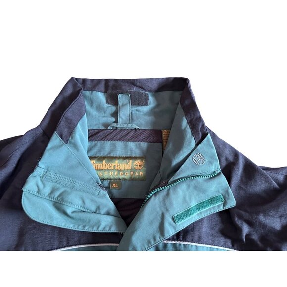 Timberland Jacket Men's XL Green and Black Weathergrear 3 in 1 Exterior Nylon - Picture 3 of 16